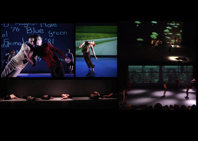 "Exodus" 2006, Digital Scenography for original creation by Dance Theatre of Ireland. Choreography: Robert Connor and Loretta Yurick